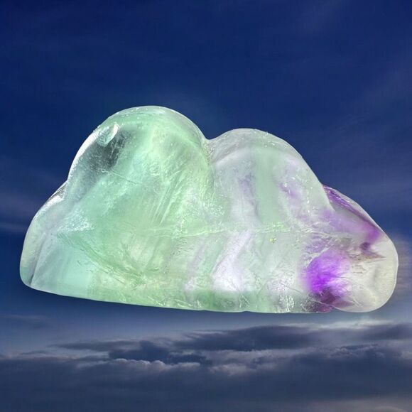 Rainbow Fluorite Crystal Cloud (#2)‎ - Picture 1 of 12
